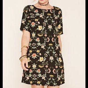 Forever 21 Contemporary Floral Shift Dress